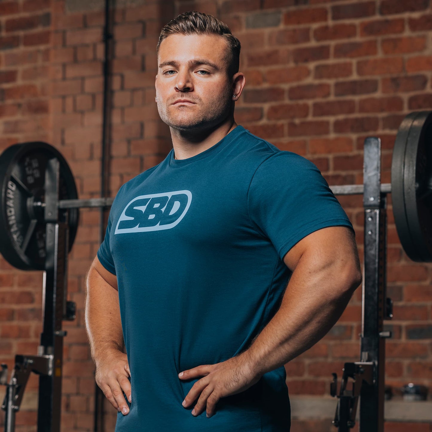 SBD playera teal para deportistas