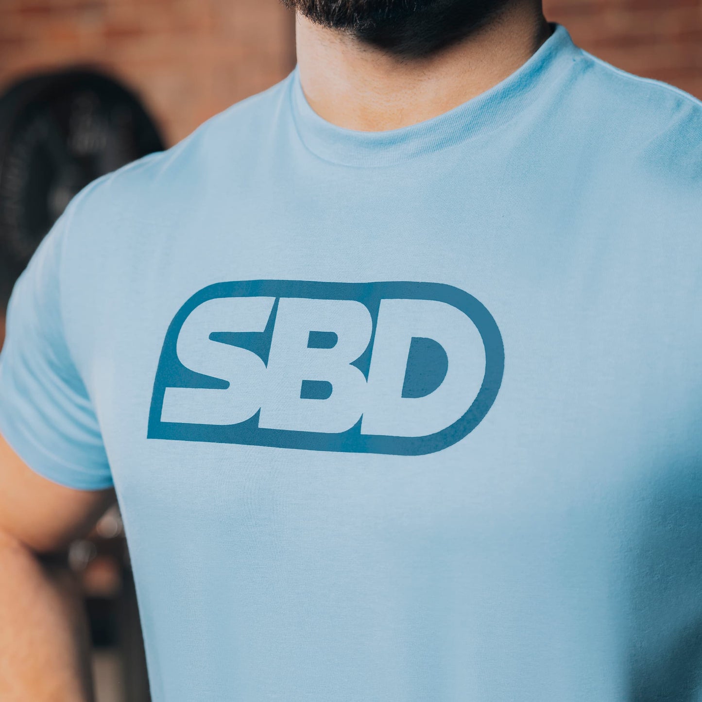 Playera con cuello alto para gymrats powerlifters y crossfitters