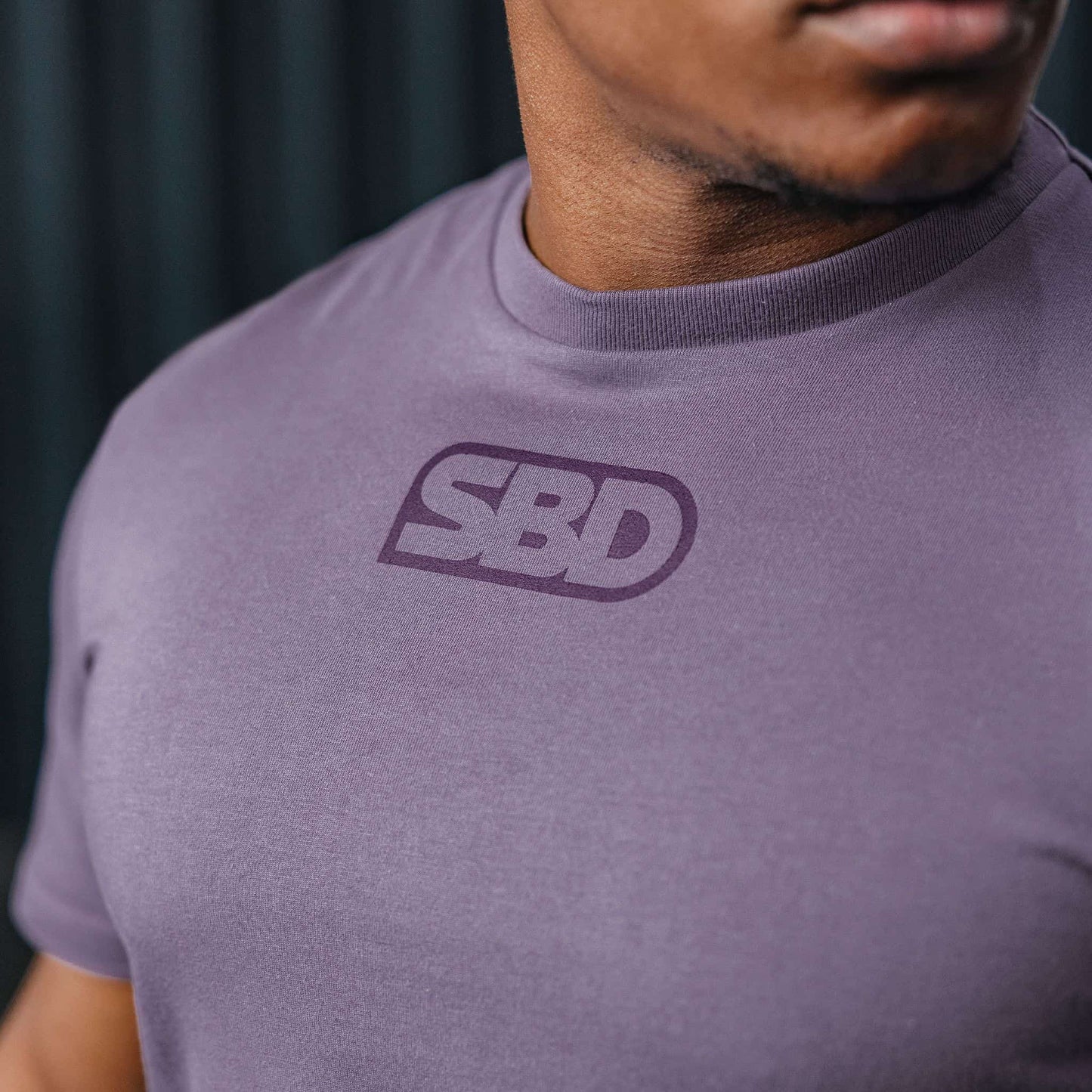 Playera morada para powerlifters o gymrats