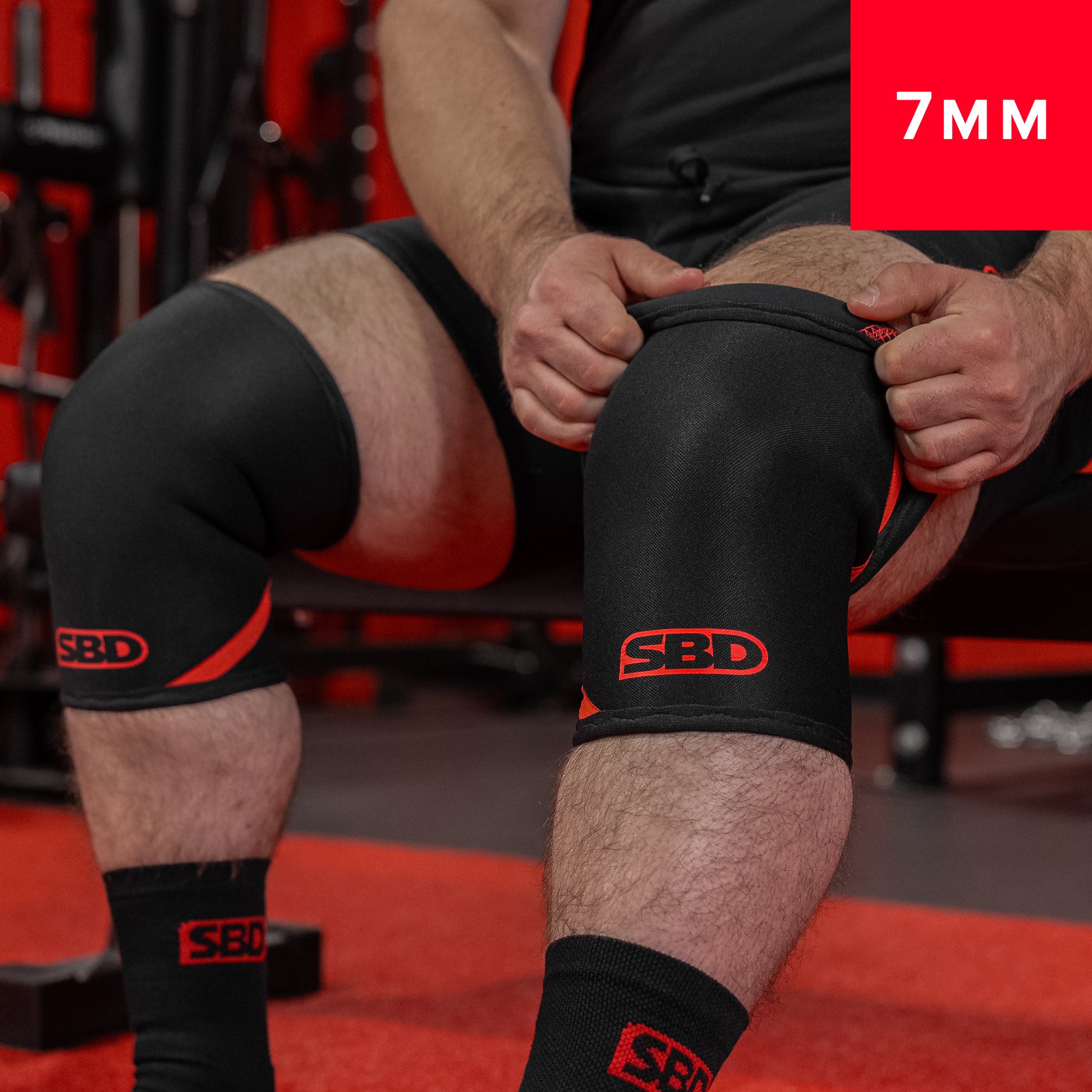 Knee sleeves SBD para gimnasio entrenamiento intenso