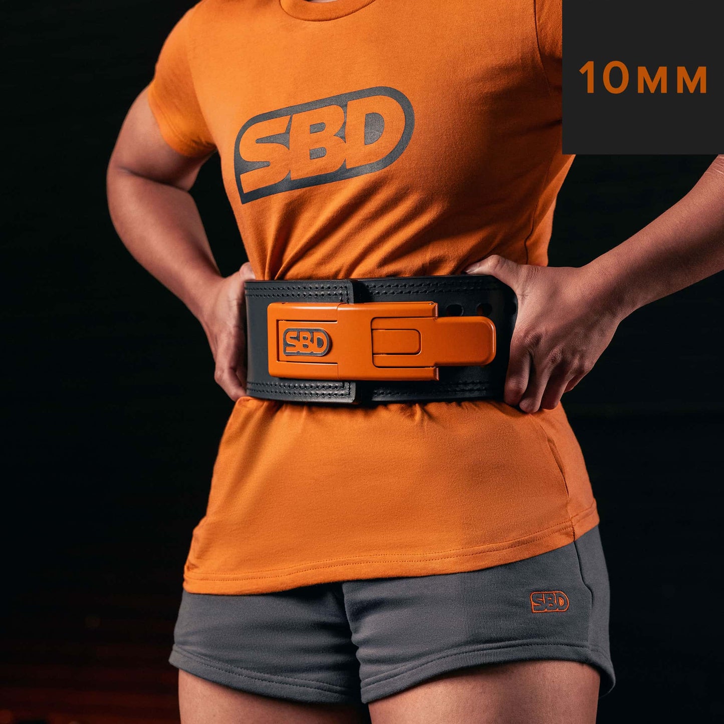 FORGE 10MM LEVER BELT (CINTURÓN) – NARANJA CON GRIS