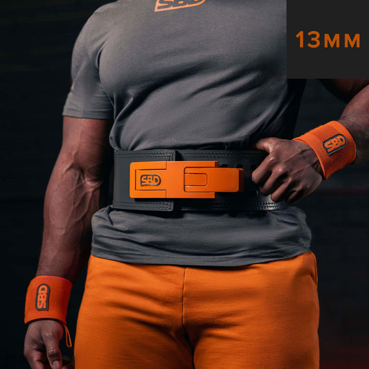 FORGE 13MM LEVER BELT (CINTURÓN) – NARANJA CON GRIS