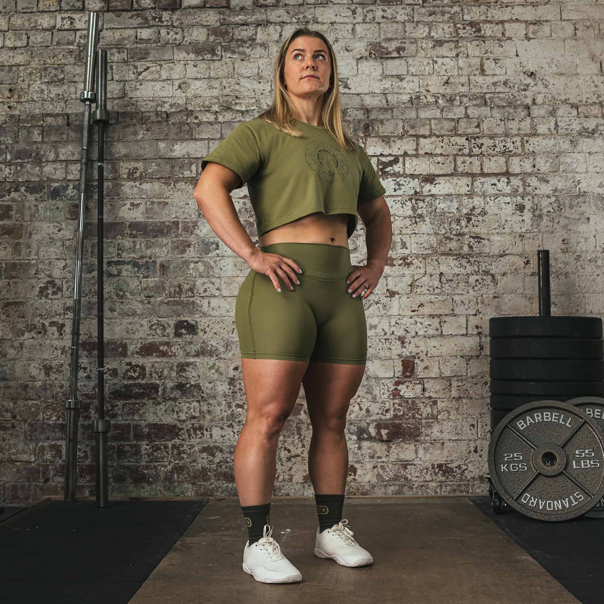 Ropa deportiva para powerlifting Women verde SBD