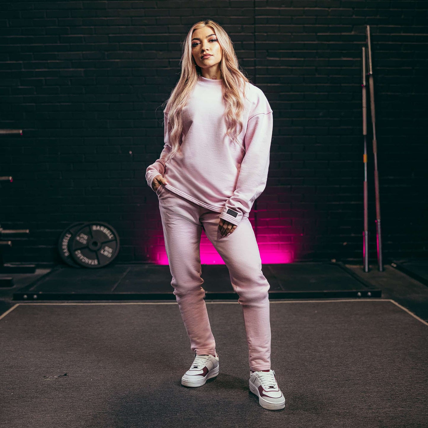 Pants mujer SBD Nova para entrenamiento rosa pastel