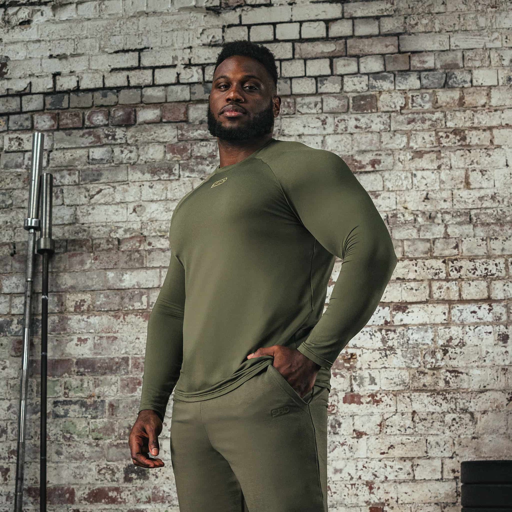 Playera SBD de entrenamiento Verde Militar