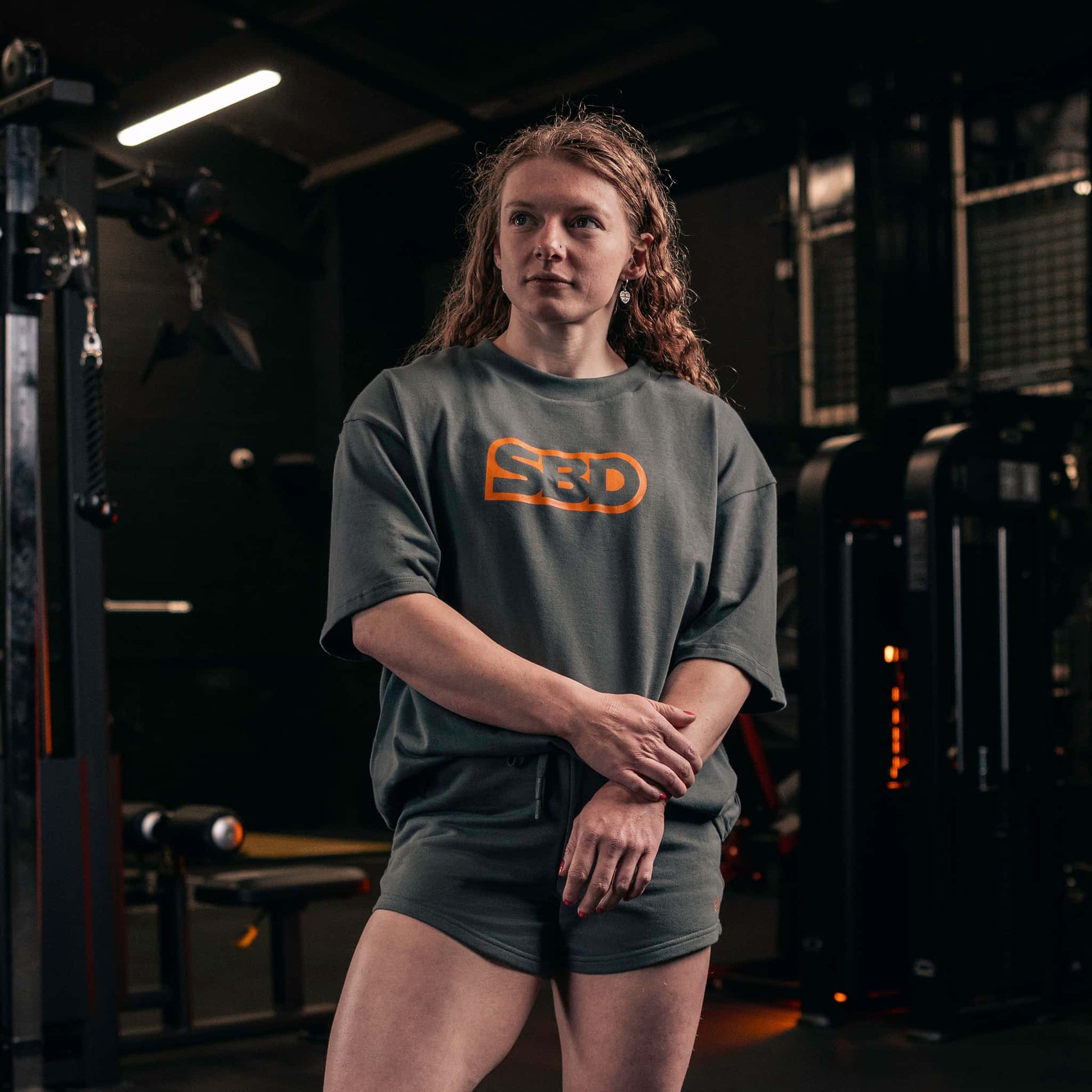 Playera oversize para gym y powerlifting unisex
