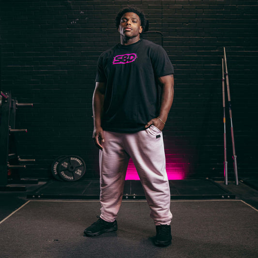 Pants SBD color rosa palido hombre para entrenamiento 