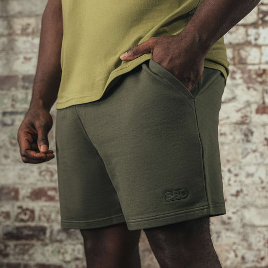 Short de hombre SBD para uso diario de color verde 