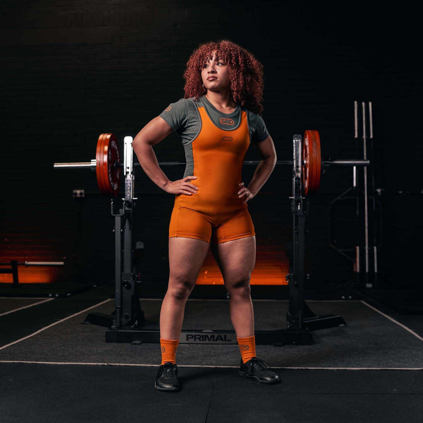 POWERLIFTING SINGLET NARANJA – FORGE