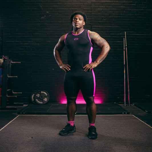 Singlet halterofilia Men Rosa SBD