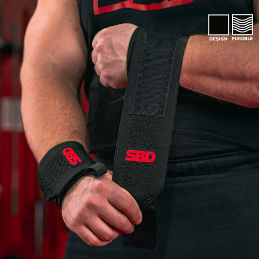 Wrist wraps SBD compresión ergonómica