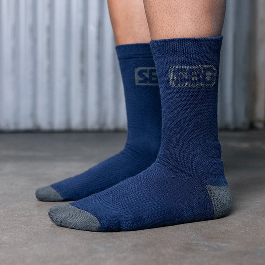 Storm navy squat socks para powerlifting y gimnasio
